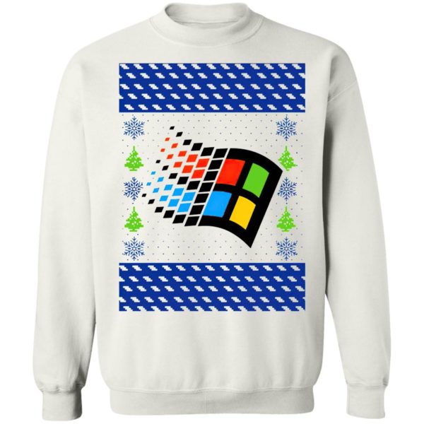 Microsoft Windows XP Ugly Christmas Sweater Shirt
