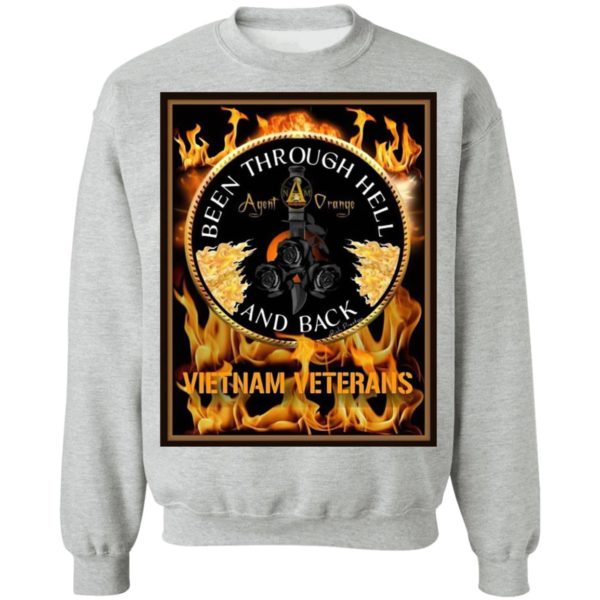 Been Through Hell Agent Orange And Back Vietnam Veterans Shirt, Long Sleeve