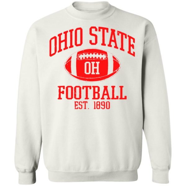 Vintage State of Ohio Columbus Striped Varsity Style shirt