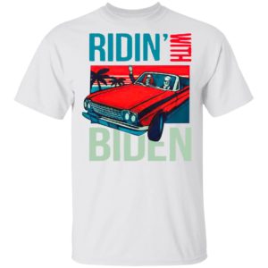 Riding With Biden Kamala Harris Joe Biden Vintage Retro Car Shirt