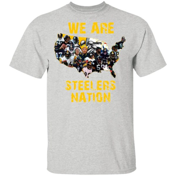 Pittsburgh Steelers We Are Steelers Nation American Map Shirt