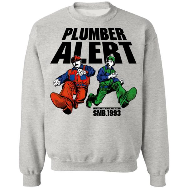 SMB 1993 Plumber Alert Shirt, Hoodie, Long Sleeve, Hoodie