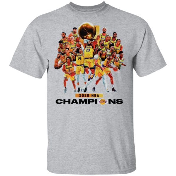 2020 Nba Champions Los Angeles Lakers Shirt