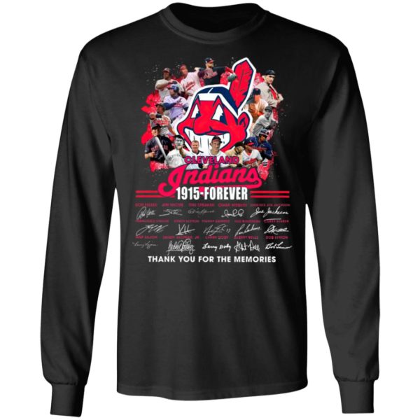 Cleveland Indians 1915 Forever Thank You For The Memories Signatures Shirt