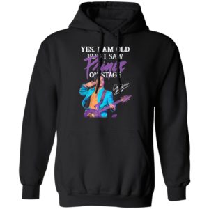 Yes I Am Old But I Saw Prince On Stage Signature Shirt