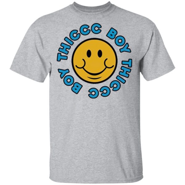 Thicc Boy Brendan Schaub Merch Thiccc Boy Smiley Shirt