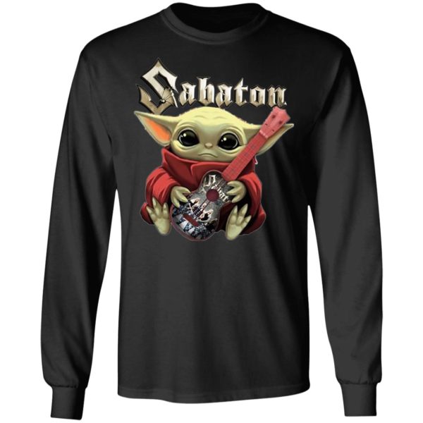 Baby Yoda Hug Sabaton Grop Shirt