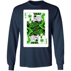 King Of Weed Playing Card Marijuana Pot Smoker Stoner Pot Weed King Shirt