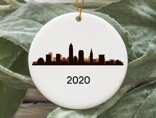 Cleveland City 2020 Christmas Tree Ornament