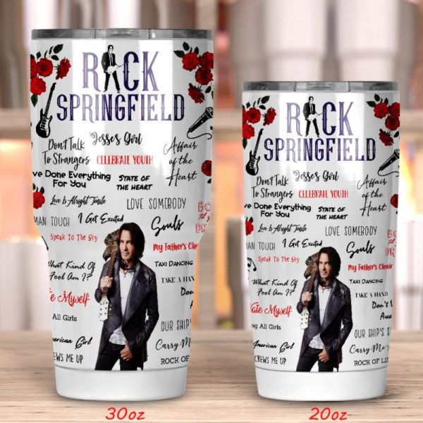 Rick Springfield Tumbler 20oz 30oz