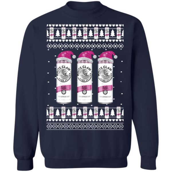Black Cherry White Claw Hard Seltzer Ugly Christmas Sweater