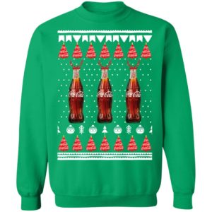 Coca Cola Reindeer Bottles Funny Ugly Christmas Sweater