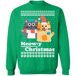 Cats Meowy Christmas Funny Ugly Christmas Sweater