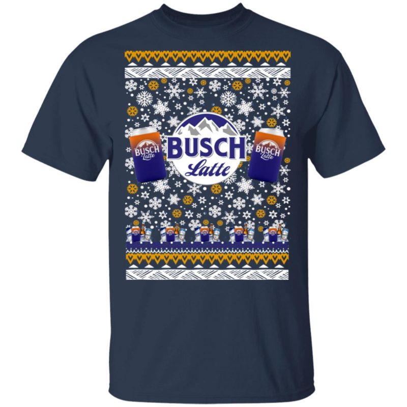 Busch Latte Beer Ugly Christmas Sweater