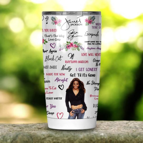 Janet Jackson Tumbler 20oz 30oz