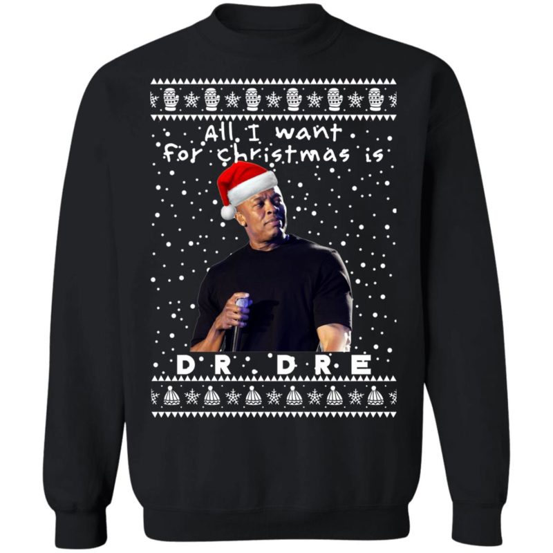 DrDre Rapper Ugly Christmas Sweater