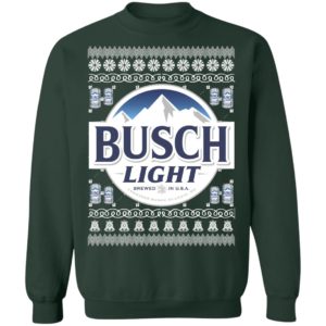 Busch Light Beer Ugly Christmas Sweater