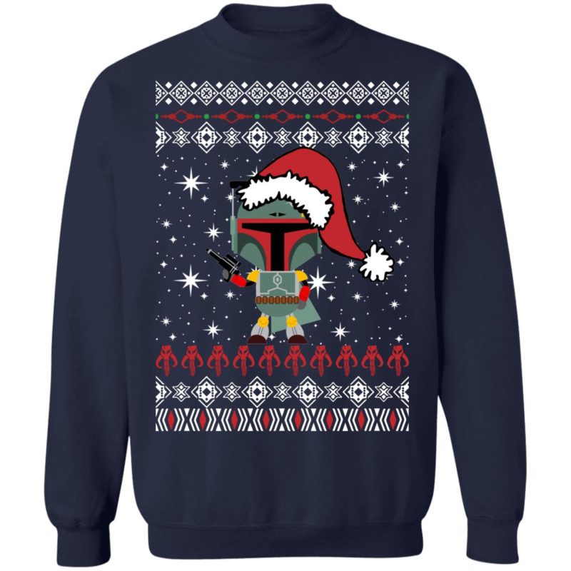 Boba Fett Santa Star Wars Christmas Ugly Sweater