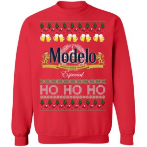 Cerveza Modelo Especial Beer Ho Ho Ho Ugly Christmas Sweater