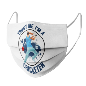 Trust Me Im A Cricketer face mask