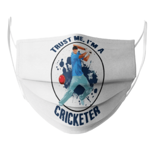 Trust Me Im A Cricketer face mask