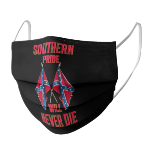 Southern Pride Will Never Die Flag face mask