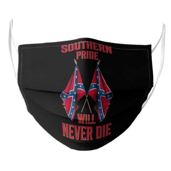 Southern Pride Will Never Die Flag face mask