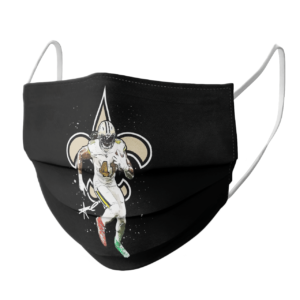 New Orleans Saints Alvin Kamara signature face mask