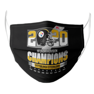 Pittsburgh Steelers Nfc North Division Champions 2002-2020 face mask