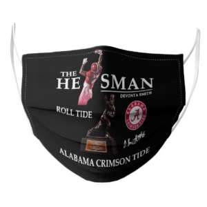 The He Man Devonta Smith Roll Tide Alabama Crimson Tide Signature face mask