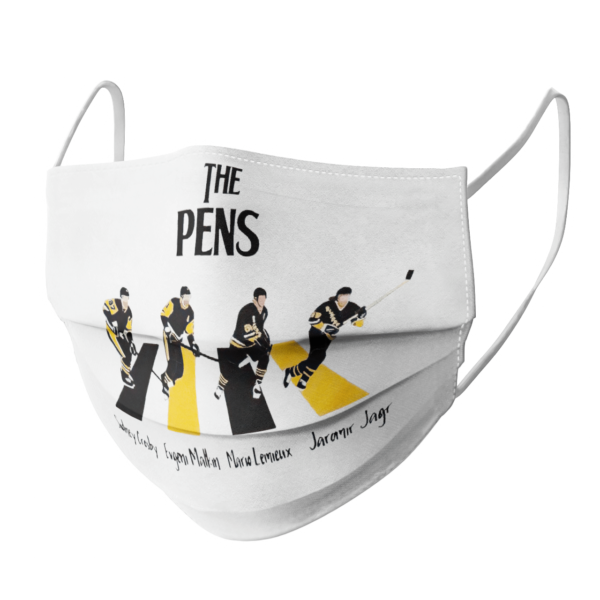 The Pittsburgh Penguins Sidney Crosby Evgeni Malkin Abbey Road face mask