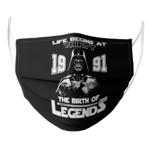 The Mandalorian Life Begins At Thirty 1991 The Birth Of Legend face mask