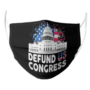 Defund Congress American Flag face mask