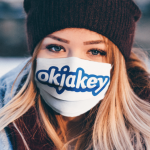 Okjake logo face mask