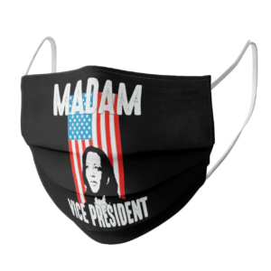 American Flag Madam Vice President face mask