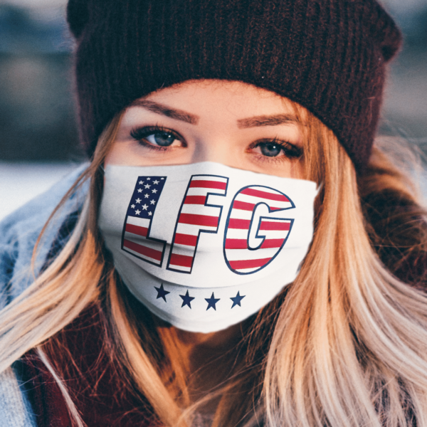 LFG Usa Beat Everybody face mask