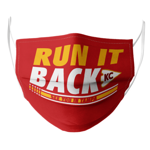 Run It Back Chiefs face mask