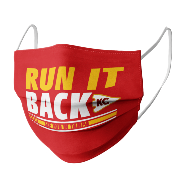 Run It Back Chiefs face mask