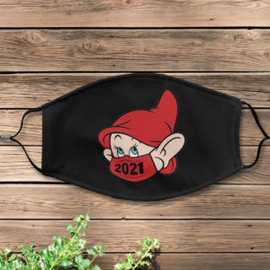 Face Dopey Dwarf Wear Mask 2021 Merry Christmas Face Mask Cover