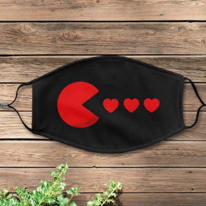 Hearts Happy Valentine Day Face Mask Cover