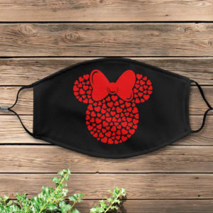 Minnie Valentine Day Face Mask Cover