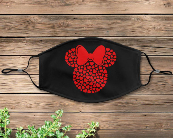 Minnie Valentine Day Face Mask Cover