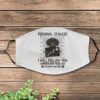 Personal Stalker Dachshund Face Mask Cover