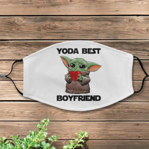 Yoda Best Boyfriend Happy Valentine Day Face Mask Cover