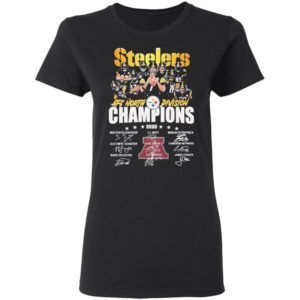 Steelers AFC North Division Champions 2020 Signatures shirt