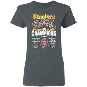 Steelers AFC North Division Champions 2020 Signatures shirt