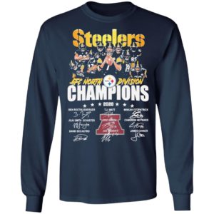 Steelers AFC North Division Champions 2020 Signatures shirt