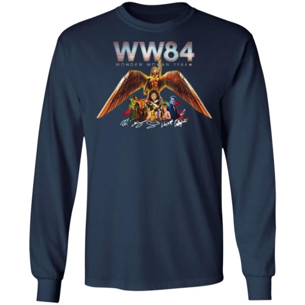 W84 Wonder Woman 1984 Characters Signatures shirt