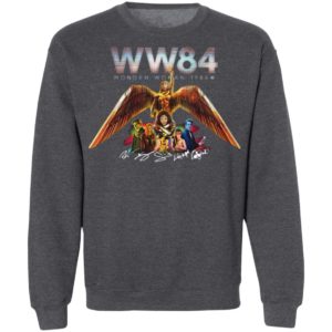 W84 Wonder Woman 1984 Characters Signatures shirt