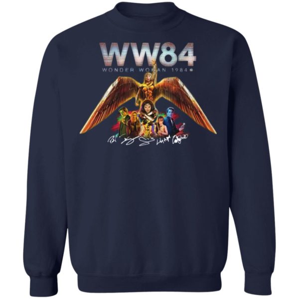 W84 Wonder Woman 1984 Characters Signatures shirt